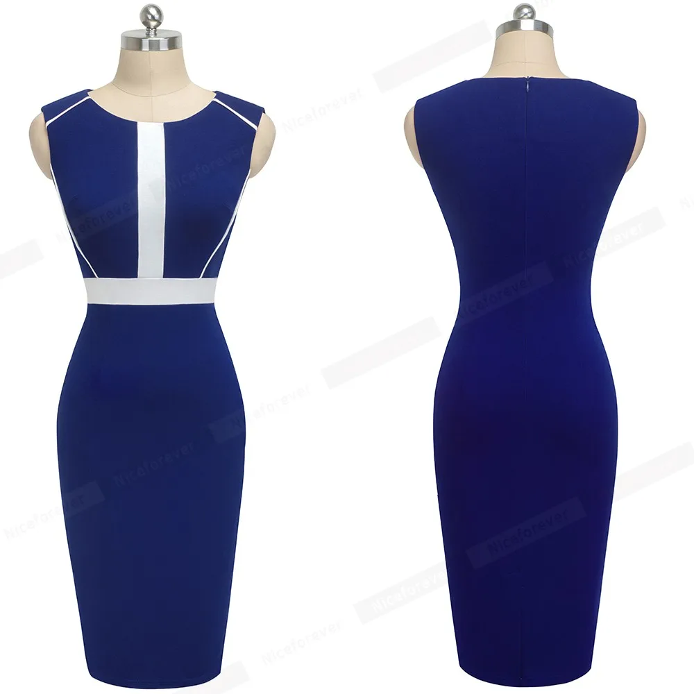 Винтажное контрастное цветное лоскутное облегающее платье vestidos, деловое офисное облегающее женское платье B530
