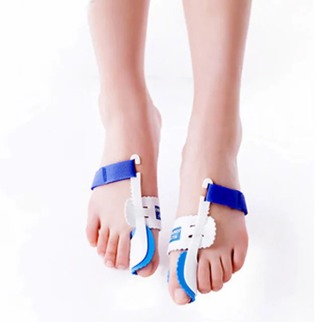 

2Pcs=1 Pair Beetle Crusher Bone Ectropion Straightener Toes Separator Orthotics Hallux Valgus Bunion Corrector Pedicure Tools