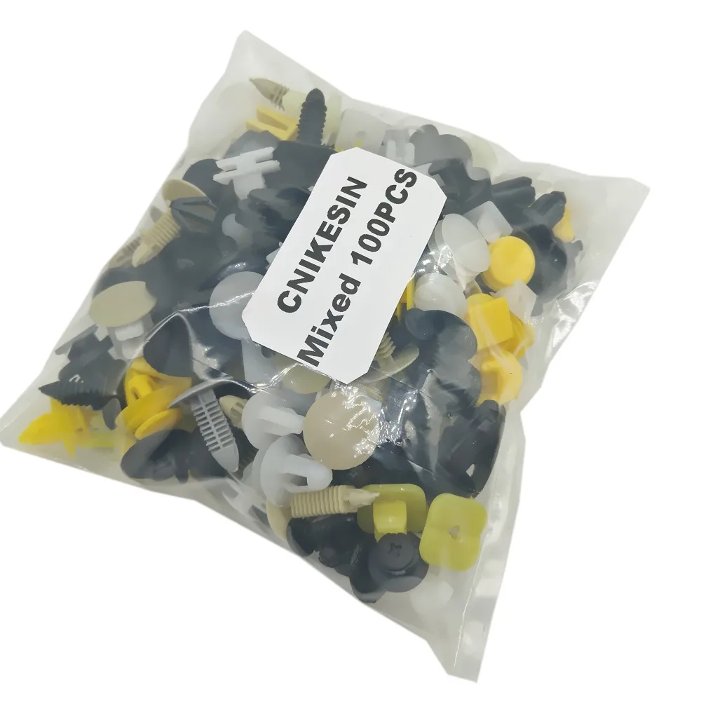 CNIKESIN смешанный автомобильный бампер зажимы Фиксатор-задвижка заклепки двери