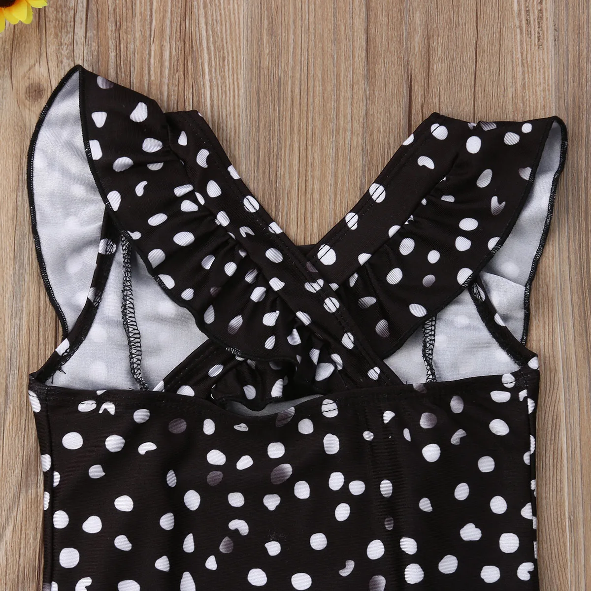 Одежда для купания маленьких девочек комбинезон в горошек одежда модные костюмы