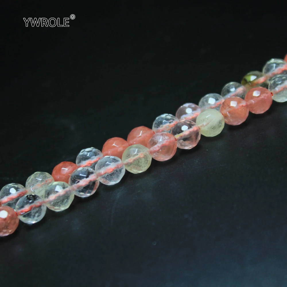 Оптовая Продажа AAA + качественные граненые Арбузные хрустальные бусины из