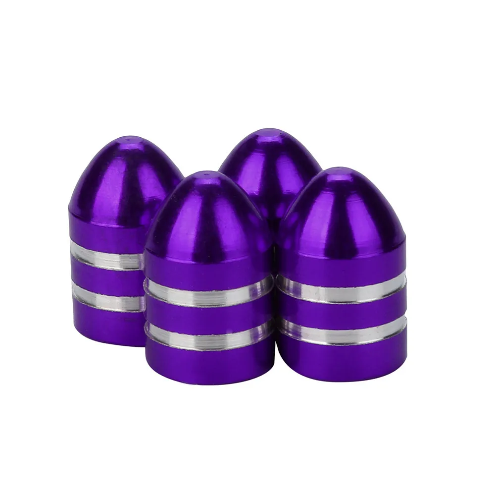 4 шт. Универсальный Алюминий пуля авто колпачки вентиля шины мотоцикла клапан