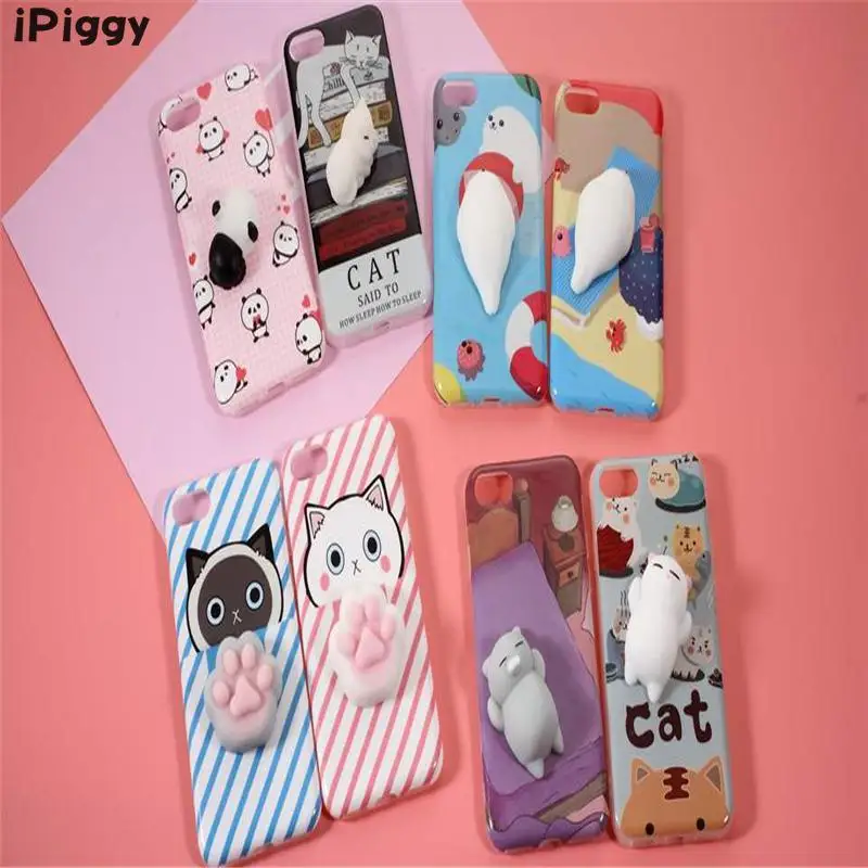 Симпатичная кавайная кукла сжимаемая эластичная животная восстанавливающая