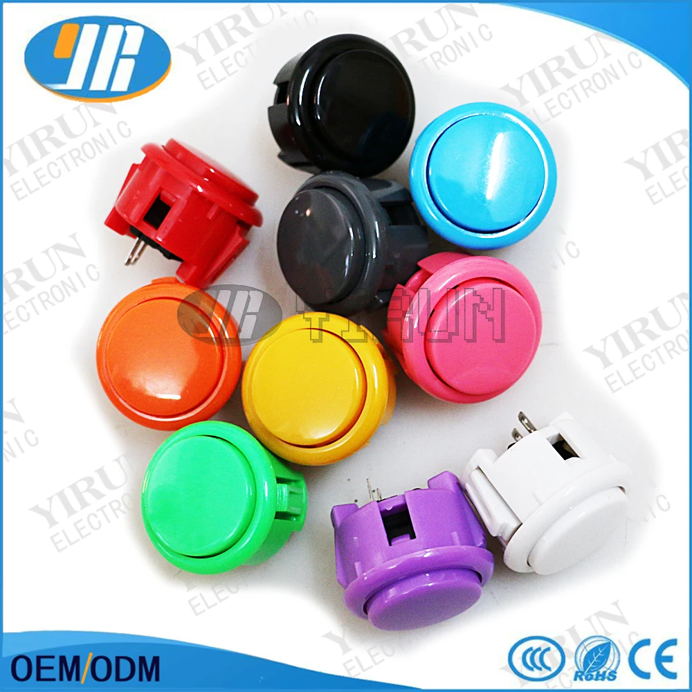 100pcs free shipping 30mm cassette button arcade game machine Fighting KOF animation frame | Спорт и развлечения