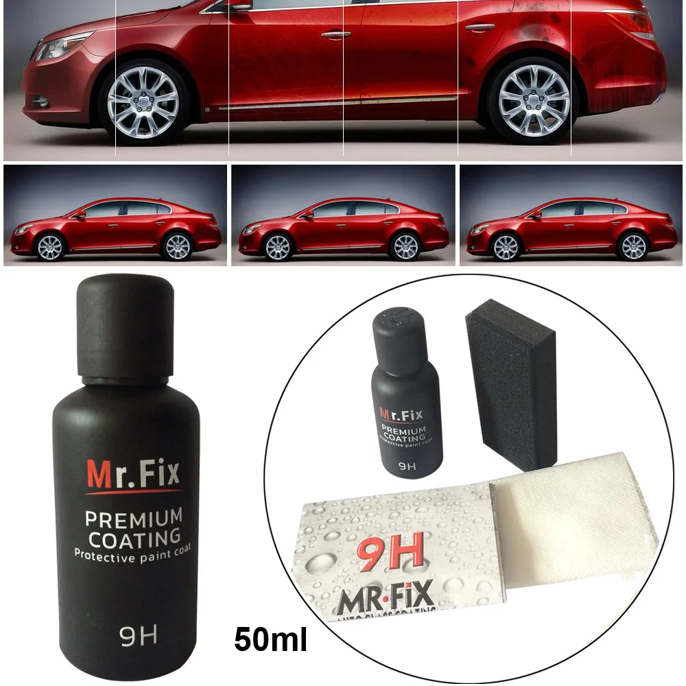 Франшиза 9H Nano жидкое супер гидрофобное стекло керамическое покрытие автомобиля