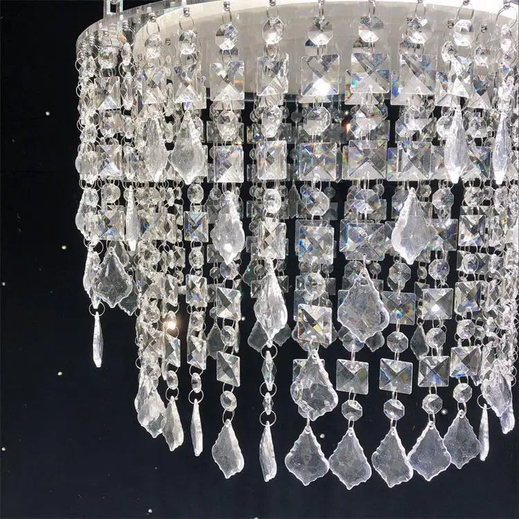 Роскошная Свадебная хрустальная люстра для украшения торта Подвесная подставка