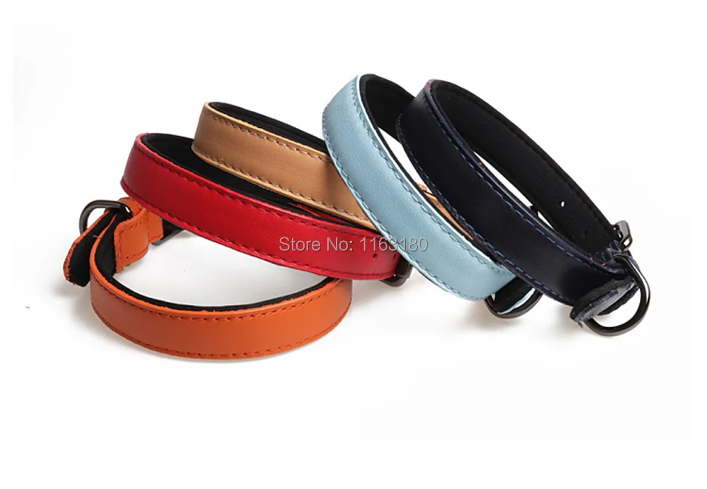 1000 шт./лот ошейники из искусственной кожи для маленьких собак Регулируемая