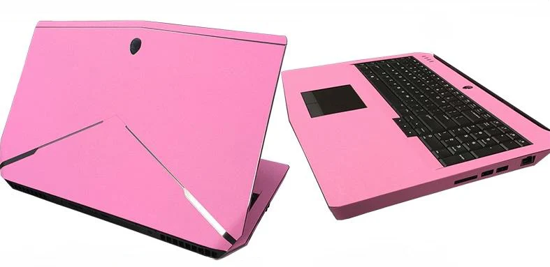 Pink Glitter KH ноутбука матовый блеск Стикеры кожного покрова протектор для Alienware 17 AW17R5 M17X R5 17," выпуска - Цвет: Pink Glitter