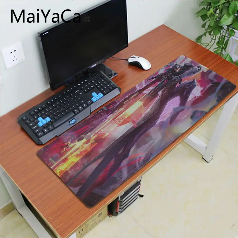 Maiyaca Нескользящие ПК league of legends проект leona коврик для мышки в стиле аниме мыши