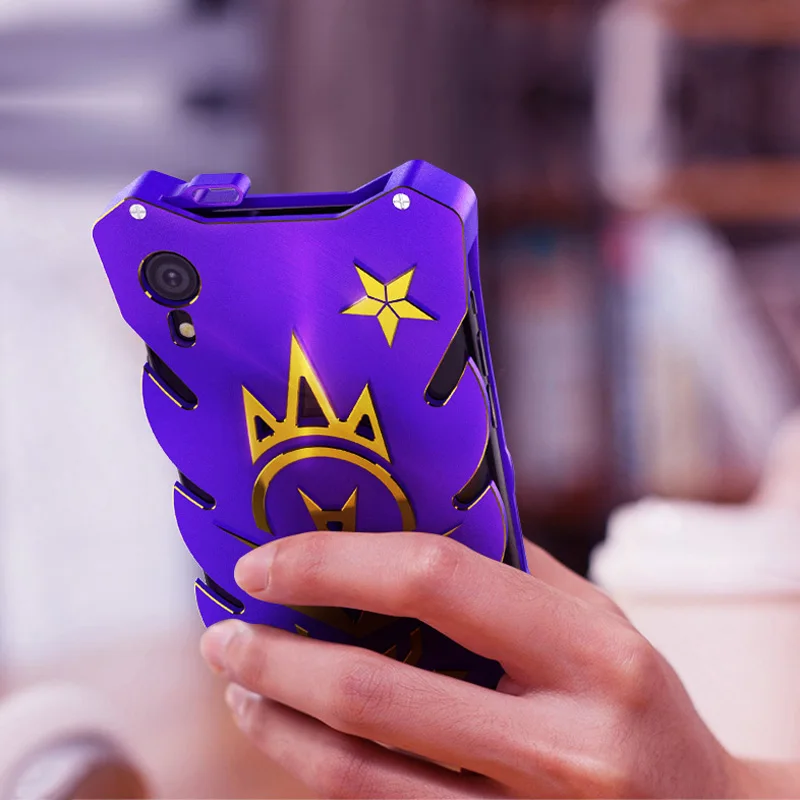 Чехол для телефона Apple iPhone XS Max XR Роскошный Алюминиевый металлический бампер с ЧПУ