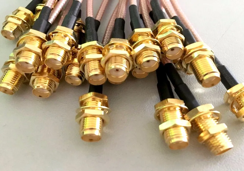 100 шт. 5 см/10 см/15 см/20 см/30 см гнездо SMA для uFL/u.FL/IPX/IPEX РЧ коаксиальный адаптер в сборе