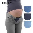 Пояс для беременных, джинсы для беременных, аксессуары, регулируемый эластичный пояс, удлинитель одежды, брюки, талия, 1 шт., хлопок L
