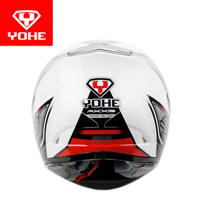Новинка 2019 мотоциклетный шлем YOHE на все лицо шлемы для мотогонок из АБС пластика