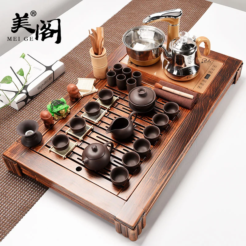 Чайный сервиз домашний автоматический чайный четыре единения полного набора из