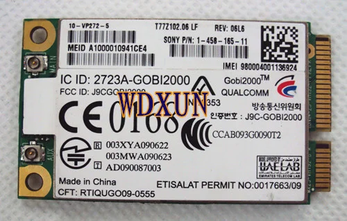 Карта 3g hspa gobi2000 HSPA/UMTS EDGE/GPRS/GSM EV-DO/CDMA GPS | Компьютеры и офис