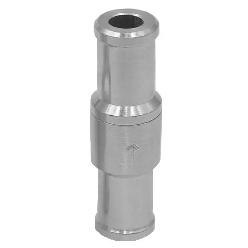 12mm 6/8/10/12MM OD Hose Connection Aluminums Alloy Fuel Non Return Check Valve One Way Petrol Diesel - Цвет: 12mm