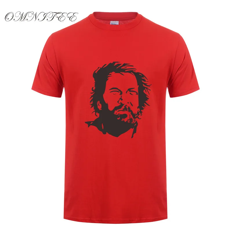 Новая летняя футболка Omnitee с изображением бутона Спенсера Модная хлопковая