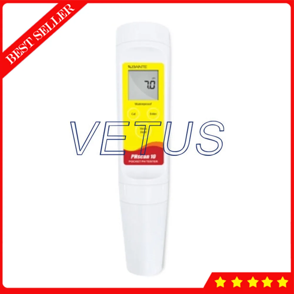PHscan10S-E Waterproof pen type pH Meter Tester With 2 points Calibration Points Ph Tester