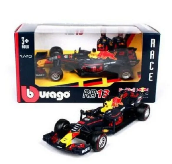 BBURAGO 1:43 INFINITI Red Bull RB13 модель автомобиля#33 Новинка в коробке