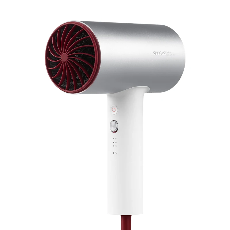 Белый Фен Soocas H3S 1800,Вт мощная мощность,C постоянная температура,Три температурных режима - Цвет: Белый