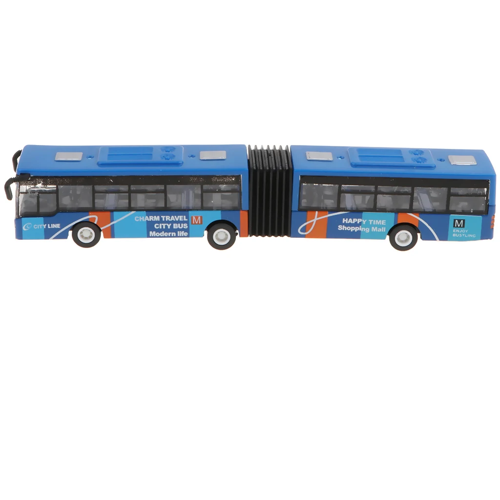 Электрическая игрушка 18 см модель автомобиля 1/64 автобус Diecasts игрушки из