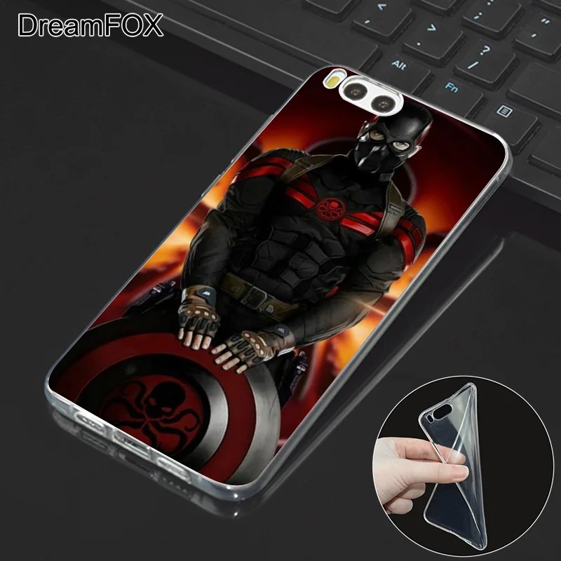 DREAMFOX M308 Америка супергероя силиконовый чехол-накладка из мягкого ТПУ чехол