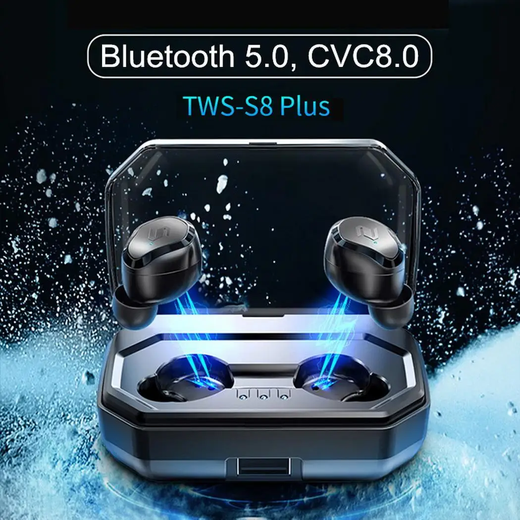 TWS Bluetooth наушники HD стерео беспроводные с сенсорным управлением шумоподавление