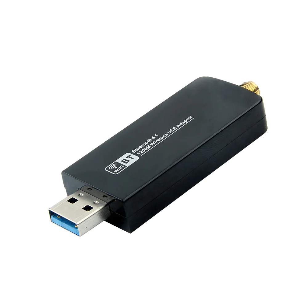 1200 Мбит/с USB 3 0 Dual Band 802.11ac Wi Fi Bluetooth 4 1 Беспроводной AC Wlan 2 г/5 ГГц Lan Dongle адаптер с