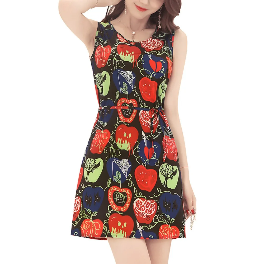 Fashion Women Dress New 2018 Summer Style Short Floral Print Casual Woman Chiffon Dresses Boho Beach Vestidos | Женская одежда