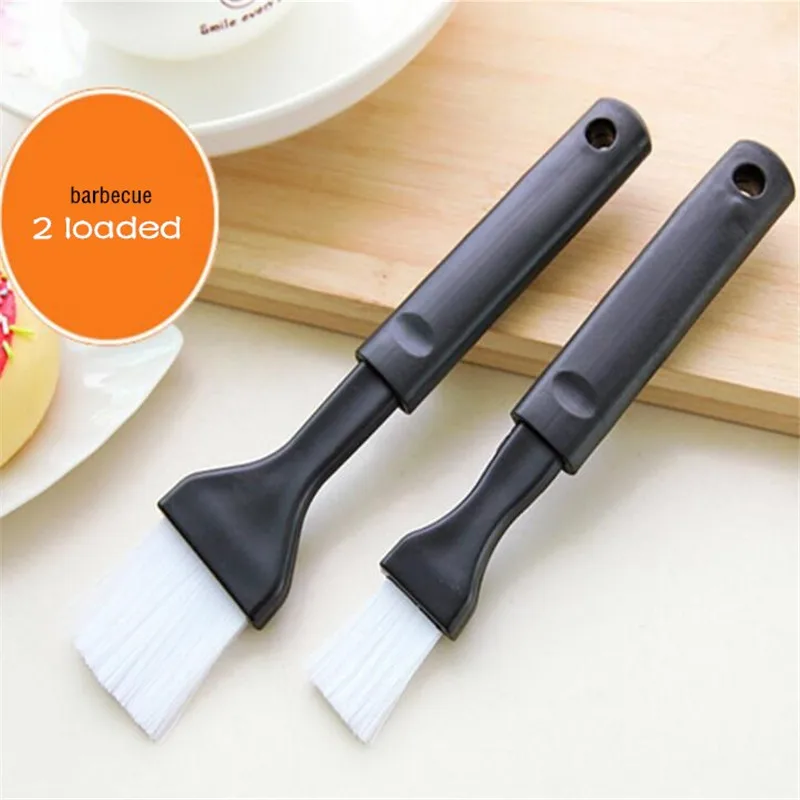 H322 Black Домашняя Новинка, 2 шт./набор, щетина, кисти для выпечки, ручка, масло, барбекю, соус, щетка, гриль, барбекю, соус, выпечка, кухонные инструменты для приготовления пищи, H322 - Цвет: H322 Black