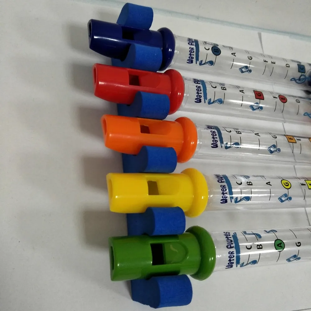 5 шт./1 ряд весело музыка звучит детские игрушки для ванной водяные флейты купания