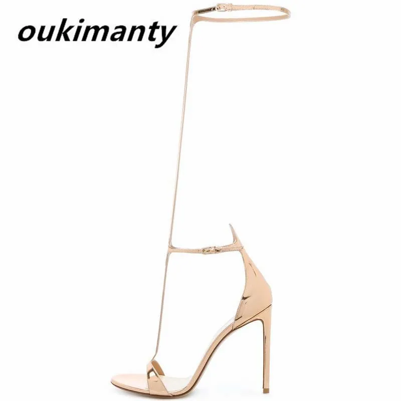 Весенне летняя пикантная женская обувь с ремешком и пряжкой модные женские туфли