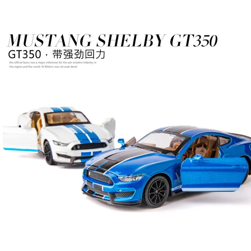 1:32 Ford Shelby GT350 литая под давлением модель автомобиля Кобра гоночные детские