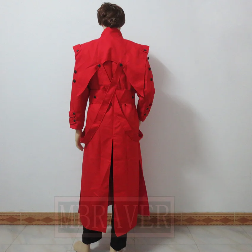 Новое поступление костюм для косплея Trigun Vash с тычинками | Тематическая одежда и