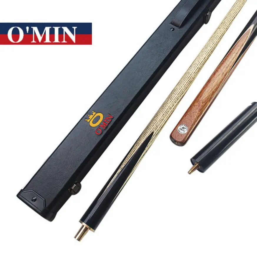 O'Min Legen 3/4 шарнирные Кии для снукера s палочки кия с 3 4 чехол на каблуке (9 мм советы