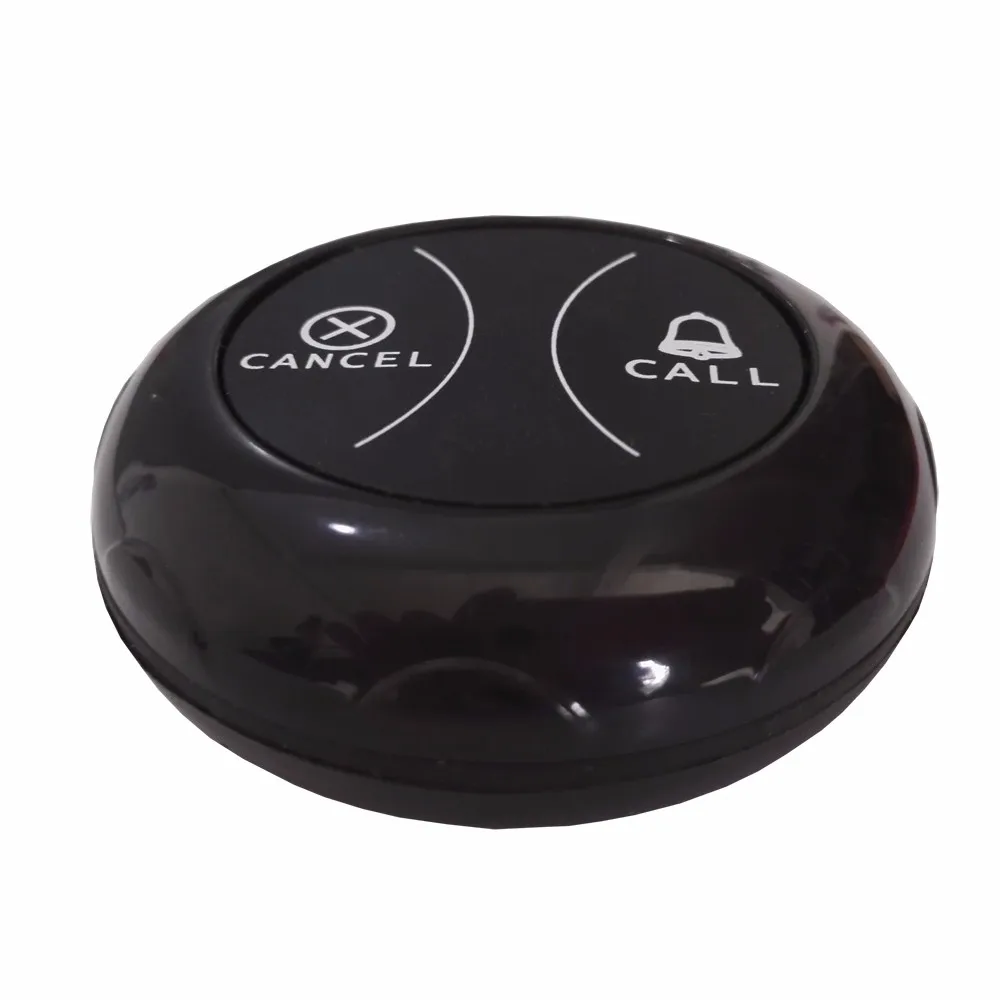 Производитель Золота DHL доставка беспроводной Caller System шее висит часы