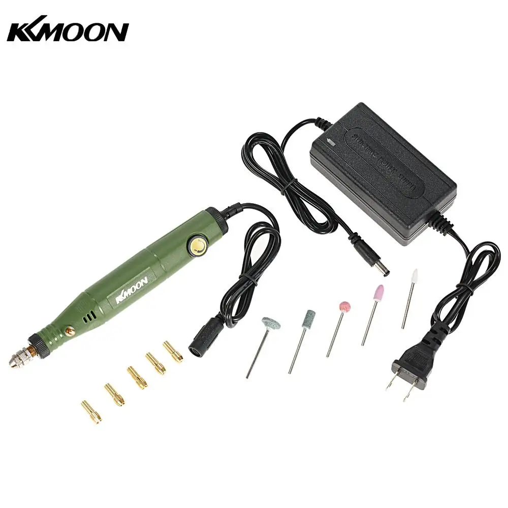 Kkmoon AC110 230V мини шлифовальный станок электрическая дрель Dremel набор гравер
