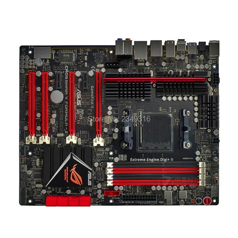 Для Asus Crosshair V Formula-Z настольная материнская плата 990FX Socket AM3 AM3+ DDR3 оригинальная б/у материнская плата