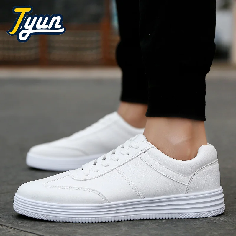 Tyun Летняя Новинка 2017 г. дышащая обувь мужская на плоской подошве Осенняя мода