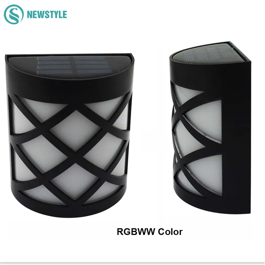 RGB светодиодный солнечный светильник водонепроницаемый IP55 наружный для дорожек