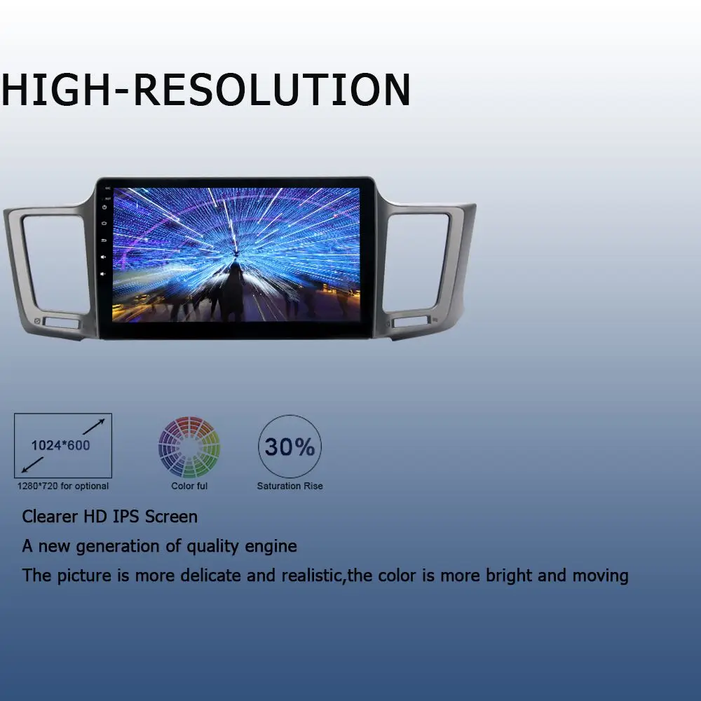 10," ips Android 9,0 автомобильный мультимедийный плеер 2 din gps Navi для Toyota RAV4 2013- Rav 4 радио PX6 DSP HDMI 4 Гб+ 64 Гб wifi BT