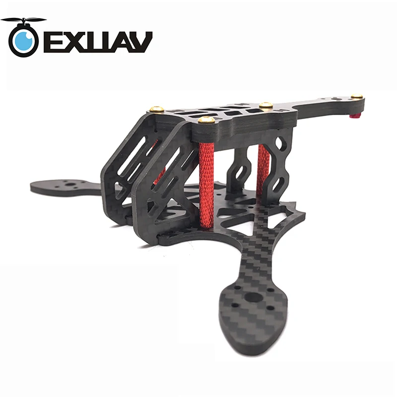 Exuav Y4 Мини 120 мм Колесная база TYPE Дизайн Racing Drone углерода Волокно Рамки flytower гонки