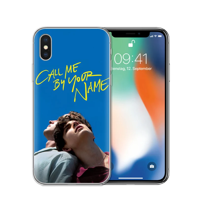 FUNNYRUI Call Me на Ваше имя Мягкие TPU телефон Coque чехла для Apple iPhone X 10 8 плюс 7 6 S 5 5S SE