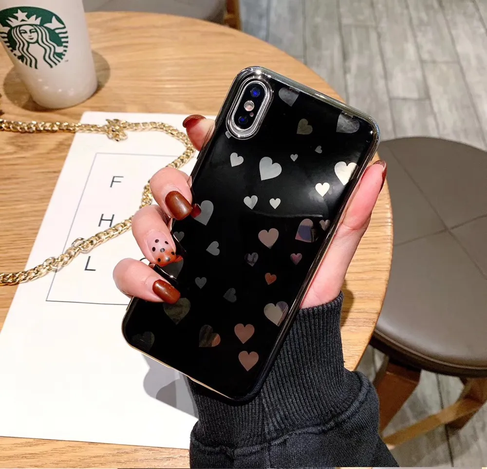 CASEIER Love покрытие чехол для iPhone XR XS MAX X 7 8 задняя крышка 6 6S Plus 10