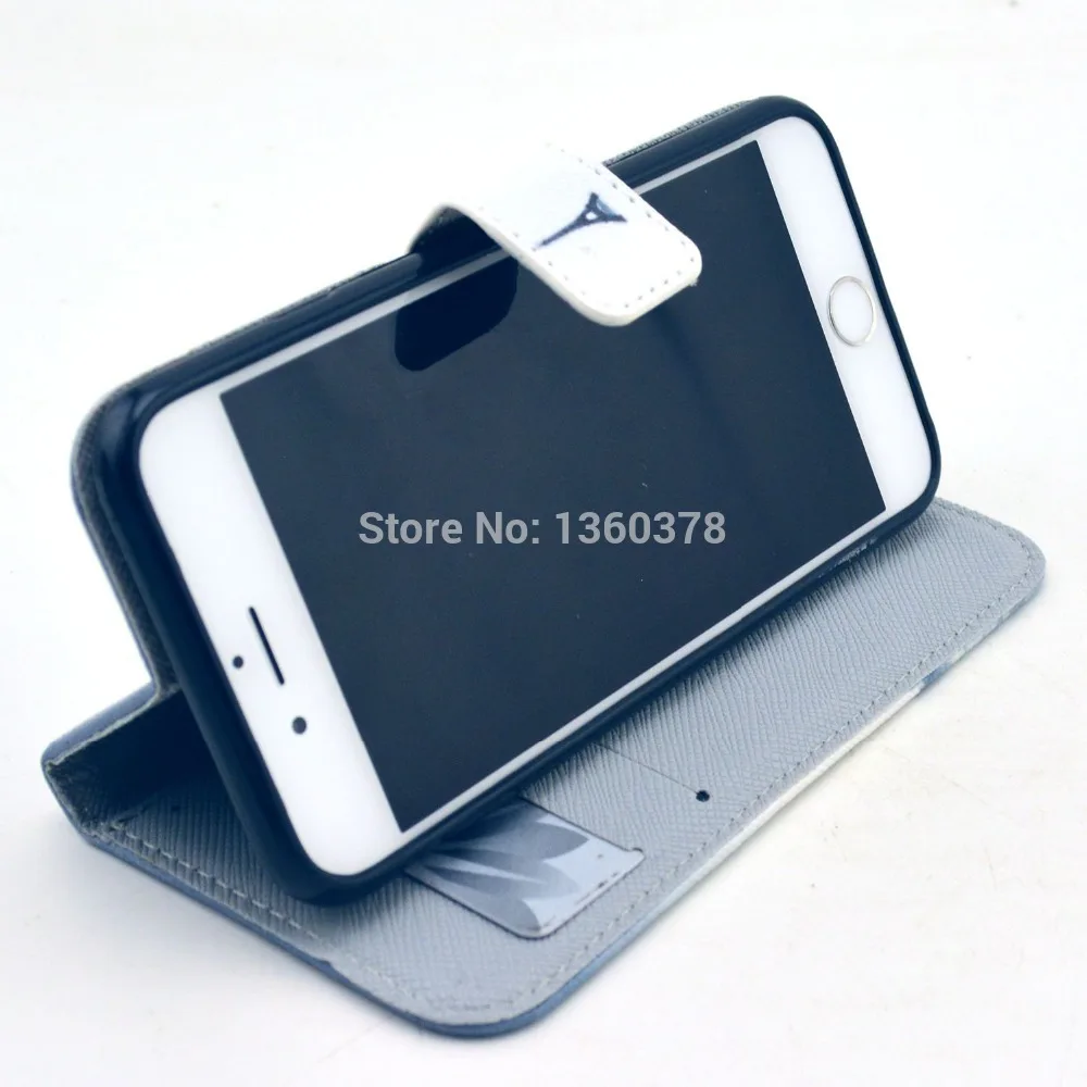 2015 PU Leather Phone Cases Flip Cover Holster For iPhone 6 4.7&quot Luxury Stand Wallet Hard Back Shell Case |