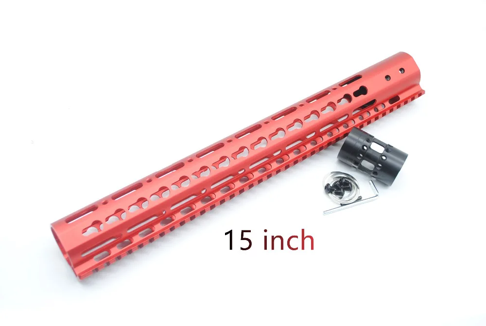 Красный анодированный 7 'Ə'' 10 '཈'' 13 5 'ཋ'' дюймовый Keymod Handguard Rail