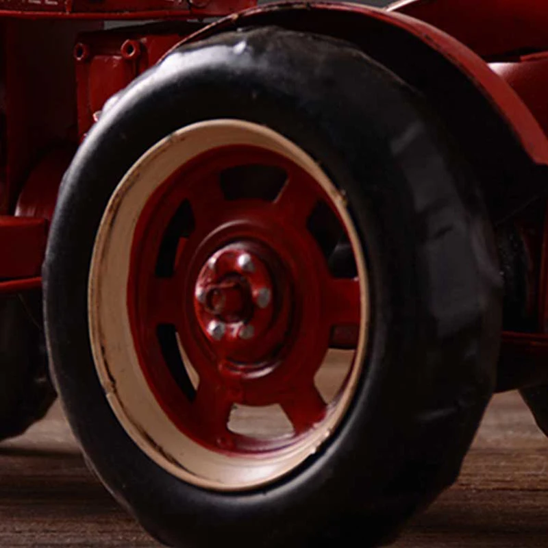 Vintage iron handmade luxury old tractor model retro metal art car Industrial age memory home decoration of livingroom | Дом и сад