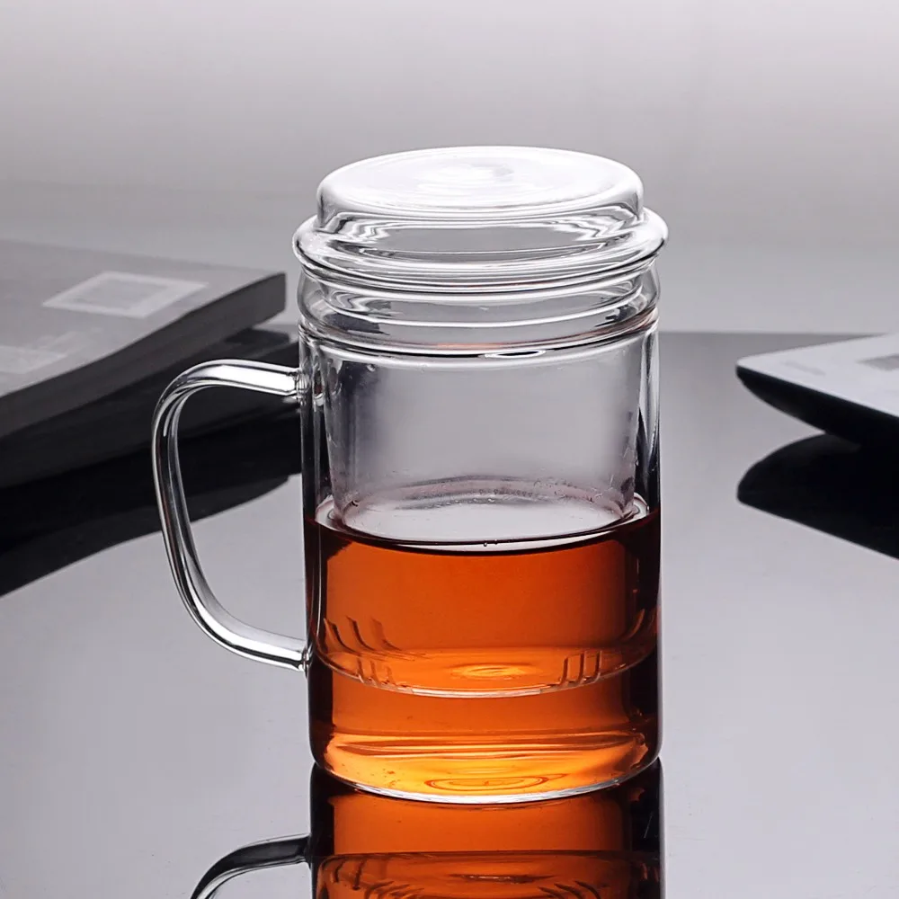 ELETON 450 мл РУЧНАЯ короткая посуда для напитков кружки с двойными стенками Стекло