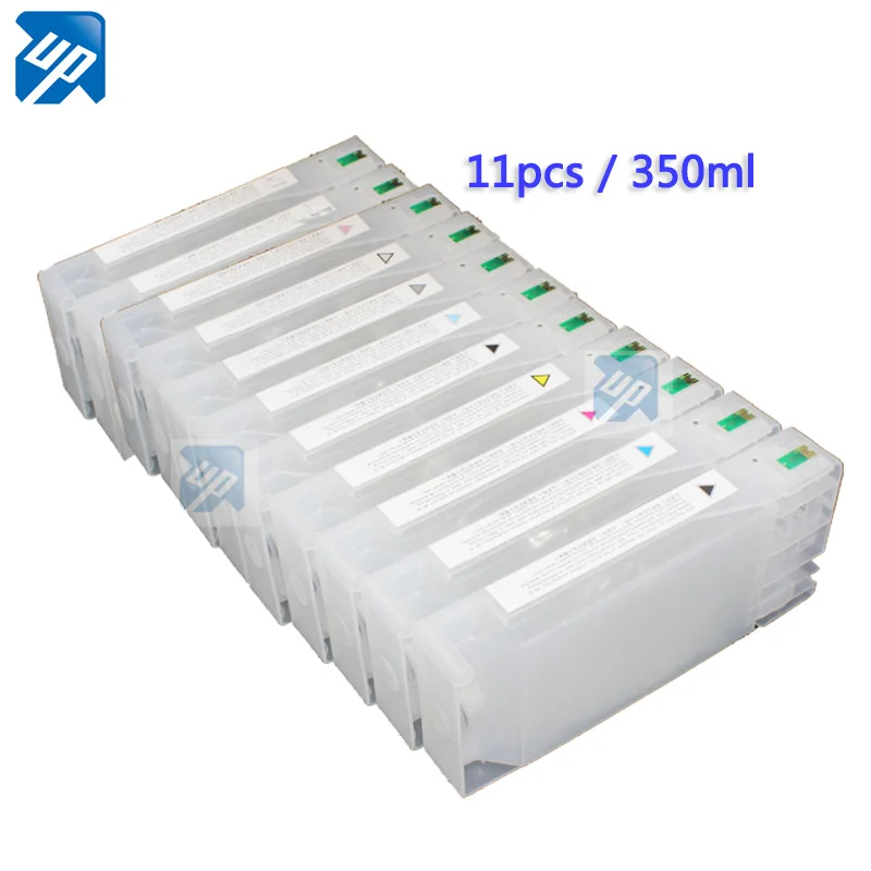 11 pack 350 мл совместимый набор чернильных картриджей для Epson Stylus Pro 7900 9900 принтер с