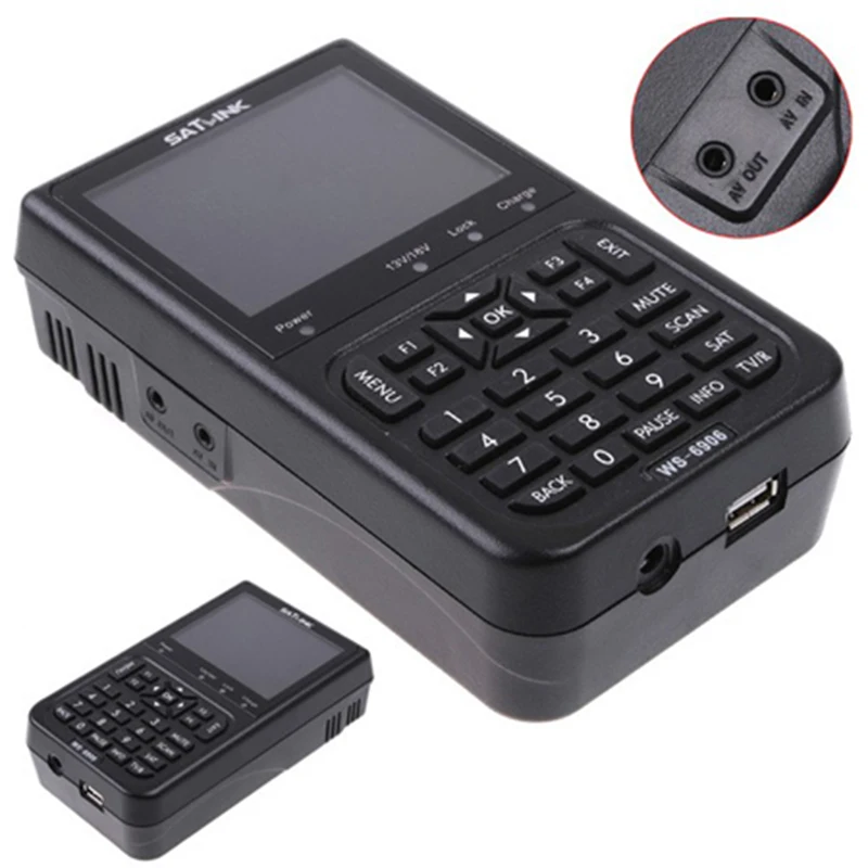 Цифровой ЖК-дисплей спутниковый Finder метр плюс скачать и смотреть все FTA цифровой